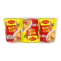 Maggi Hot Cup Curry 60g x 6's x 9